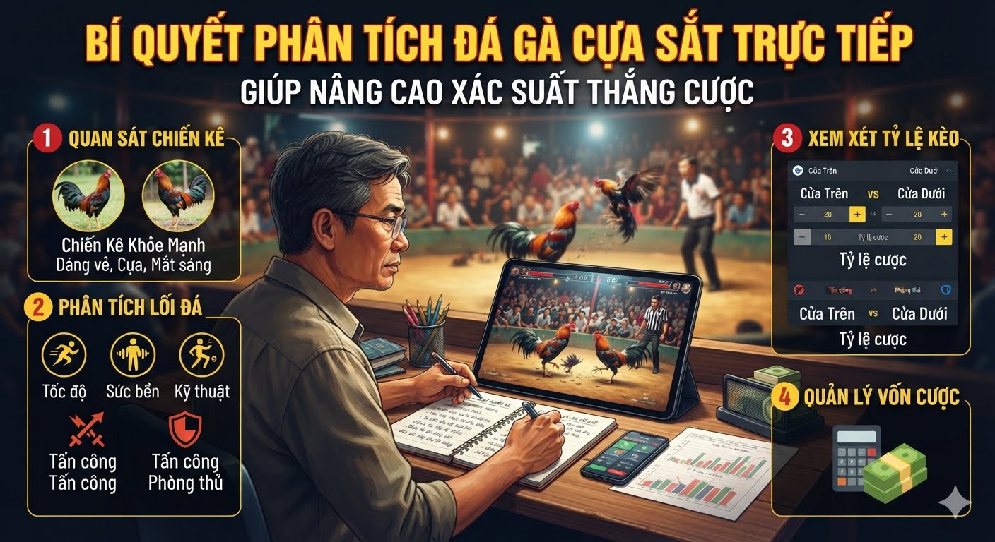 đá gà cựa sắt trực tiếp