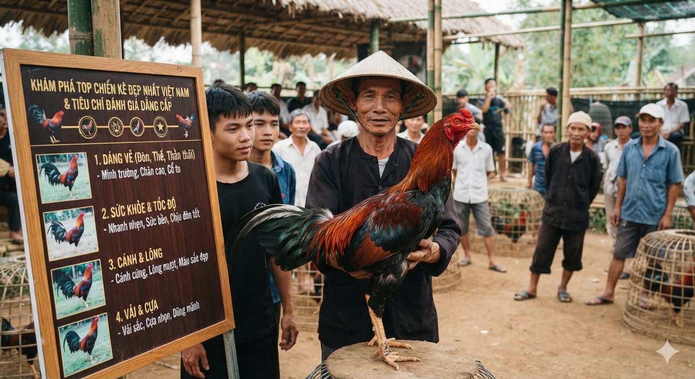 gà chọi đẹp nhất việt nam